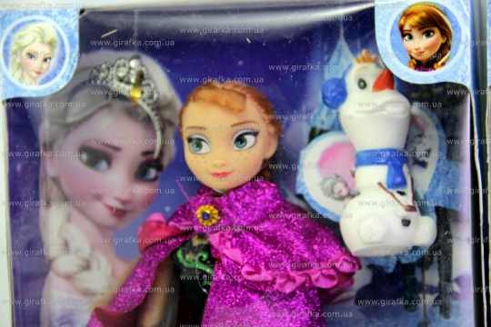 Кукла &quot;Frozen &quot; 2081  3 вида,  со светящейся короной Фото