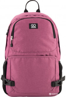 Рюкзак школьный GoPack 47.5x30x17 см 24 л Темно-розовый (GO18-121L-1)