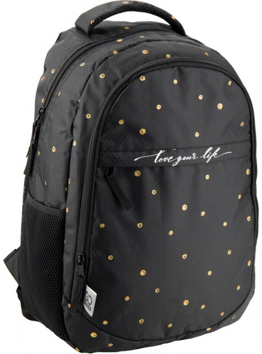 Рюкзак молодежный GoPack 0.44 кг 43x29x13 см 21 л Черный (GO19-131M-3) Фото