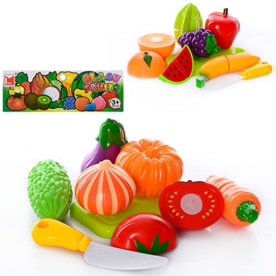 Набор сочных овощей и фруктов Фото