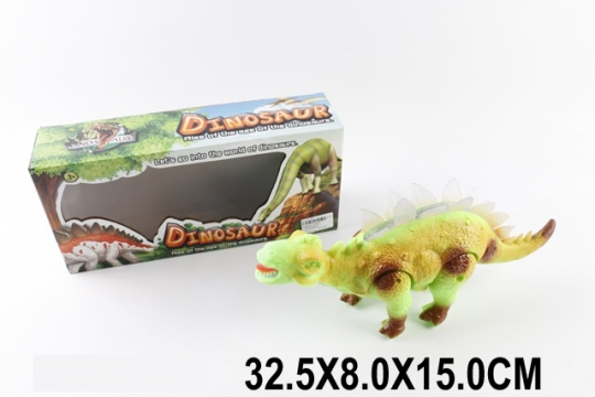 Динозавр на батарейках, 2 цвета, в кор. 32х8х15 /60/ Фото