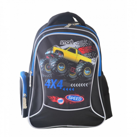 Школьный рюкзак Smart 19,5 л для мальчиков ZZ-02 «Speed 4*4» (557687) Фото