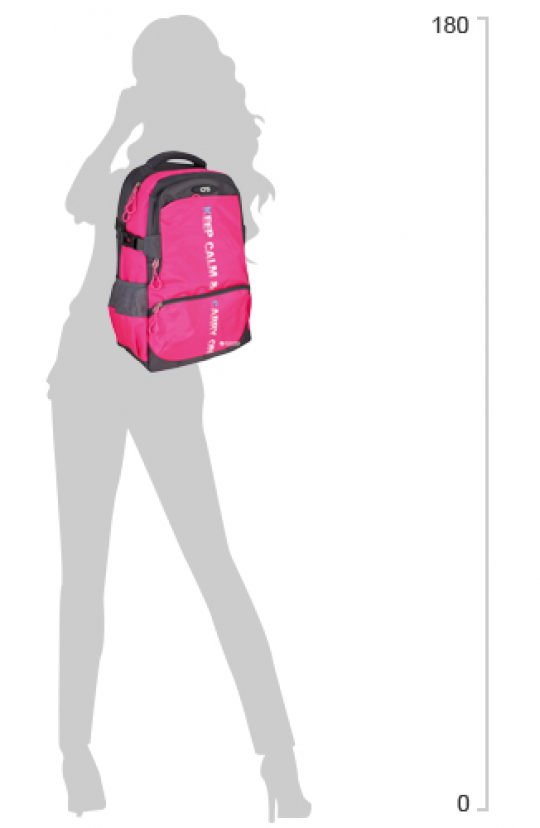 Рюкзак молодежный Сool For School 820 46x30x16 см 22 л для девочек (CF86415)&amp;nbsp; Фото