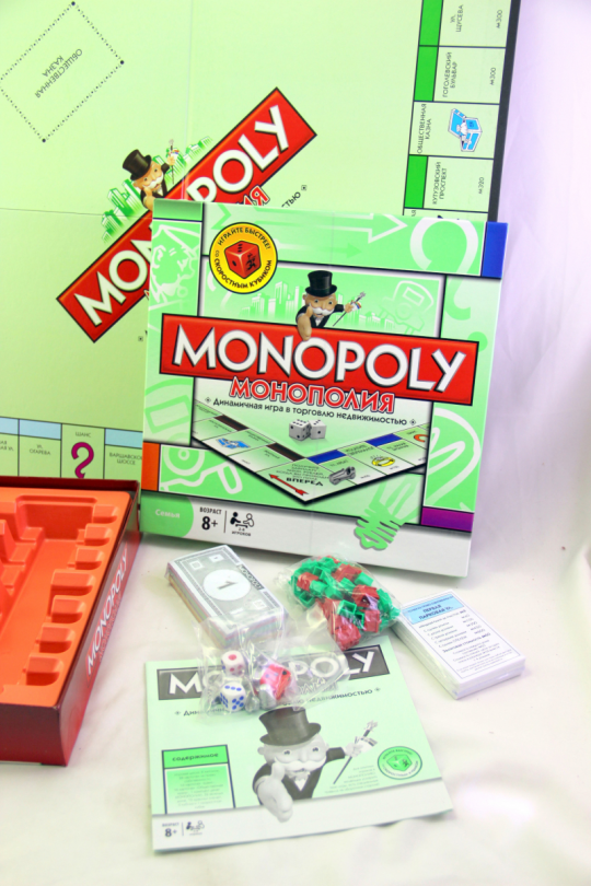 Настольная игра &quot;Монополия &quot; с железными фишками (аналог Хасбро Hasbro) с видео распаковки Фото