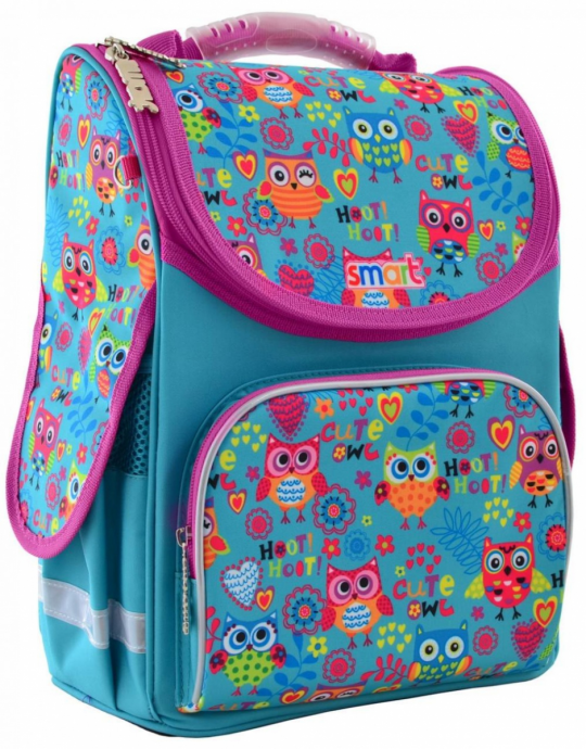 Школьный каркасный рюкзак Smart 12 л PG-11 «Funny owls» (555930) Фото