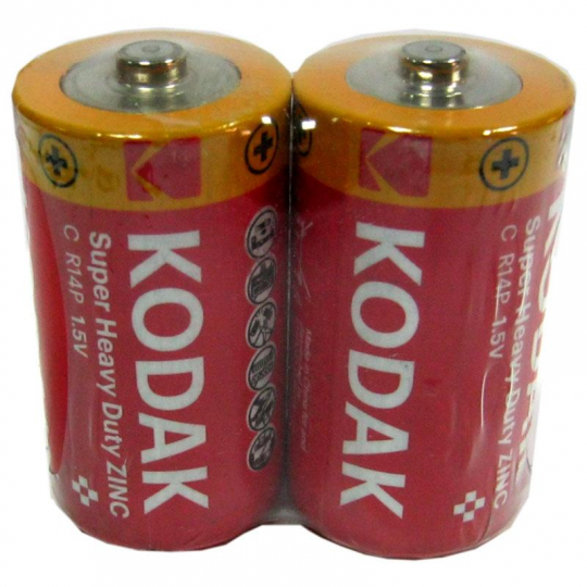Батарейка KODAK тип С мини-бочонок R14P Фото