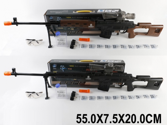 Снайперская винтовка LS06-B/C (24шт) вод.пули, аксес., в коробке 55*7, 5*20см Фото