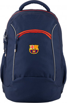 Рюкзак для города Kite Education FC Barcelona для мальчиков 620 г 44x31x17 см 27.5 л Темно-синий (BC20-813L)