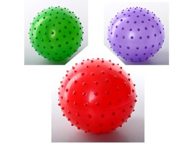 Мяч массажный MS 0022 (250шт) 4 дюйма, ПВХ, 25г, 6 цветов