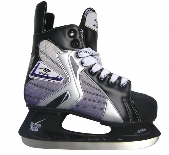 Коньки хоккейные на шнурках, размер 38 (6шт) Фото