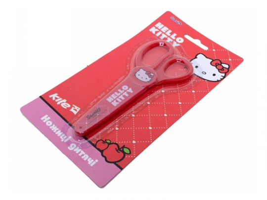 Ножницы  детские в футляре, 13см Hello Kitty /1/20/200/ Фото