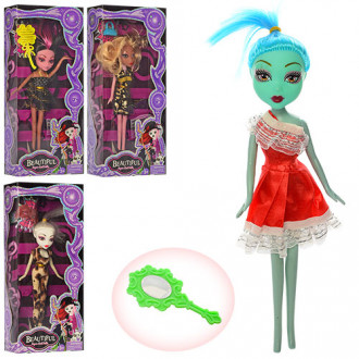 Кукла &quot;Monster High&quot;, 4 вида, с аксесс., в кор.14*32*6см  (144шт/2)