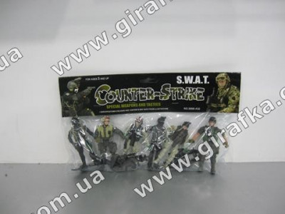 Военный набор &quot;Counter-Strike &quot; 5898-A32 (120шт/2) 6 видов, с оружием, в пакете