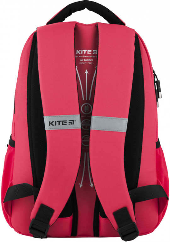 Рюкзак Kite Education для девочек 600 г 40 x 28 x 16 см 20 л Розовый (K20-813M-2) + пенал в подарок Фото