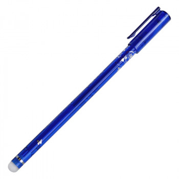 Ручка гелевая стираемая синяя