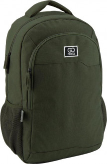 Рюкзак молодежный GoPack 0.52 кг 46.5x29x14 см 22 л Хаки (GO19-142L-2)