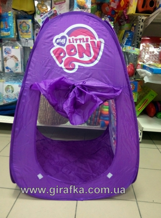 Палатка lottle pony Пони фиолетовая, много фото Фото