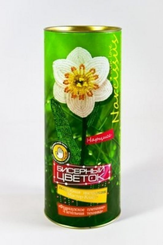 Набор для творчества бисерный цветок Нарцисс Фото