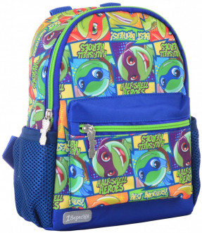 Дошкольный рюкзак 1 Вересня Kids 19х23х10 см 5 л для мальчиков K-16 Turtles (554766)