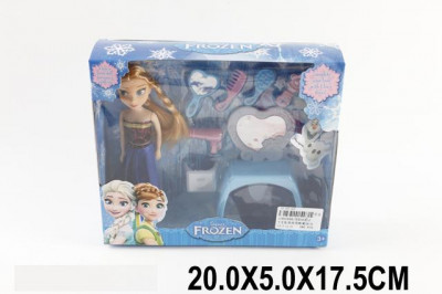 Кукла &quot;Frozen &quot; BX002B-2 (180шт/3) с мебелью, в кор.20*5*17, 5см