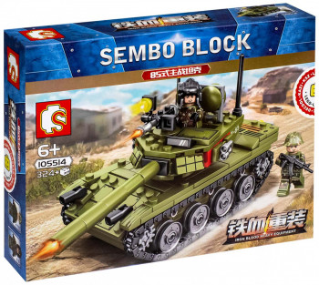 Конструктор 105514 SEMBO Танк Type-85 324 детали
