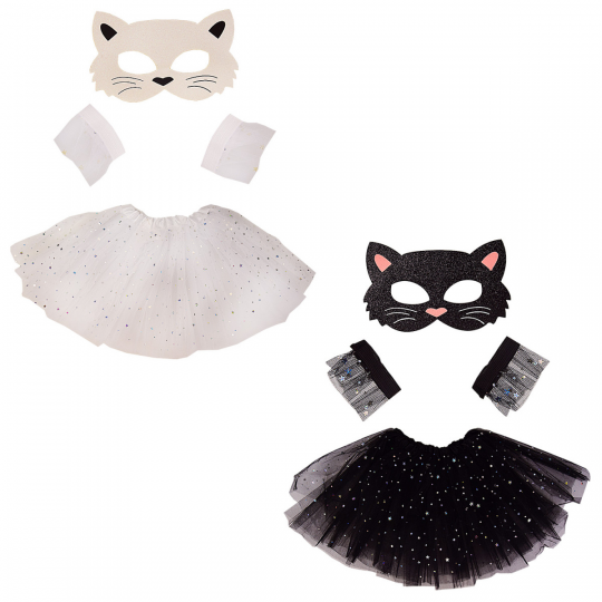 Костюм кошки CEL-7406 (80шт) маска, юбка, в пакете 40*55 см Фото