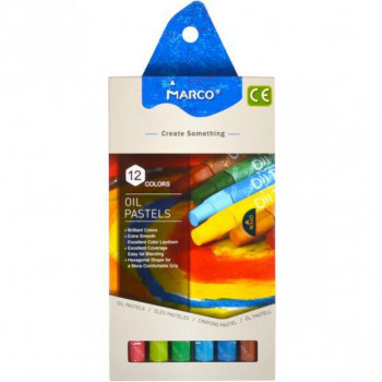 пастель   масляная 12 цветов marco