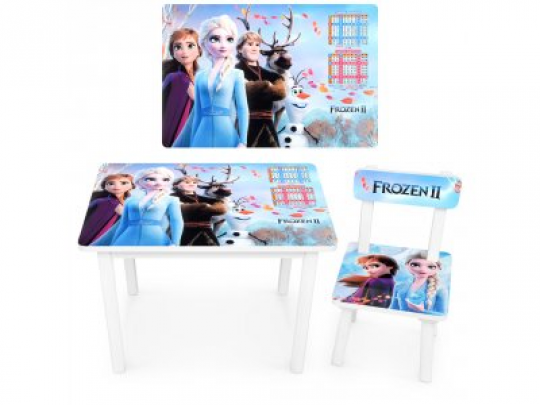Детский стол и стул BSM2K-41 Frozen - Храброе Сердце Фото