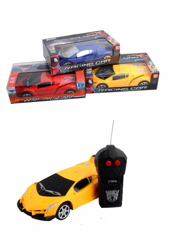 Р/У Машина батар Avengers, Spider-Man, Cars 3, 3 цвета, в кор. 20*8*5см /96-2/ Фото