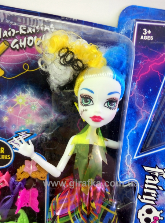 Кукла &quot;Monster High&quot;, шарнирная, 26 см,  расческа, заколочки, 3 вида, в кор. 33*22*6см Фото