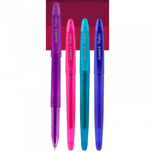 Ручка гелевая синяя пиши-стирай Perfect AG1078-02-A Фото