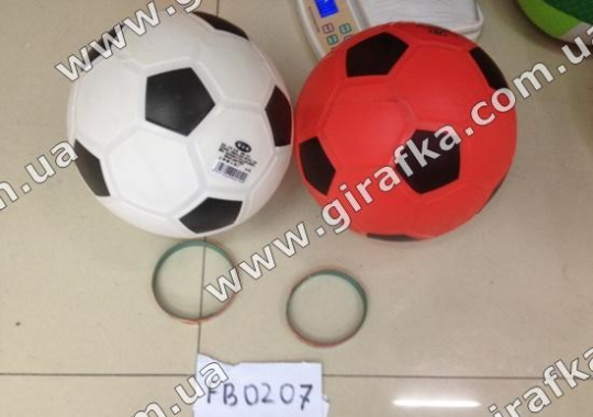 Мяч футбол FB0207 (150шт) резиновый 4 цвета Фото