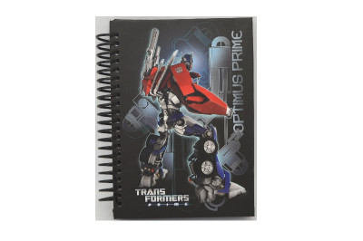 Блокнот KITE Transformers 80арк., А6, карт.обл., сп. TF13-222К