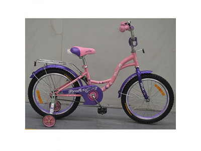 Велосипед детский PROF1 14д. G1421 (1шт) Butterfly, розовый,звонок,доп.колеса