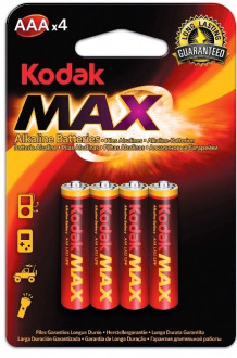 Батарейки Kodak alkaline AAA/4 блистер /40/