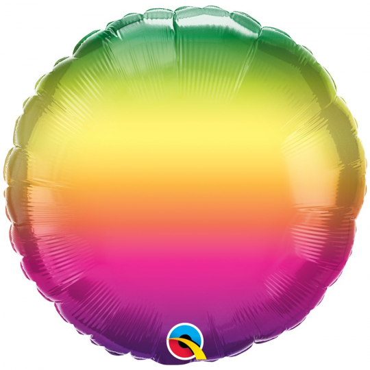 Фольгированные шары без рисунка 3202-1158 п 18&quot; уп омбре разноцветный Фото