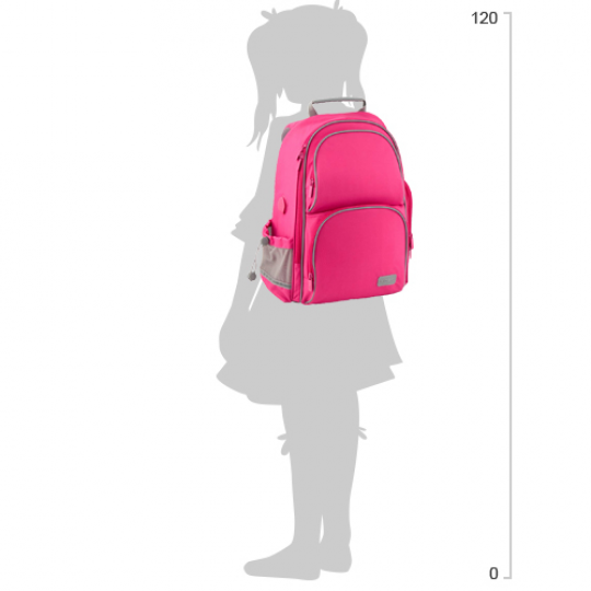 Рюкзак полукаркасный школьный Kite Education Smart для девочек 38 x 28 x 15 см 16-25 л Розовый (K19-702M-1) Фото