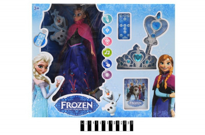 Кукла &quot;Frozen&quot; (пульт управ., танцует, звук и свет. эффект) в кор. 42,8*15,5*35 см. /12/