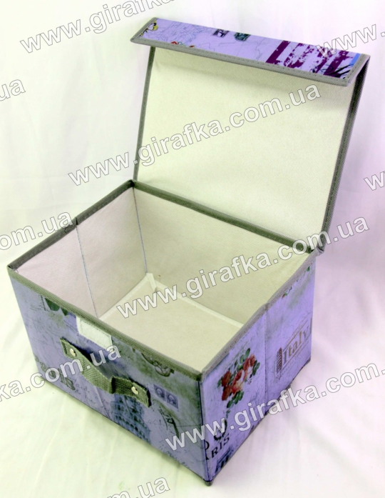 Коробка для хранения Рим фиолетовая Фото