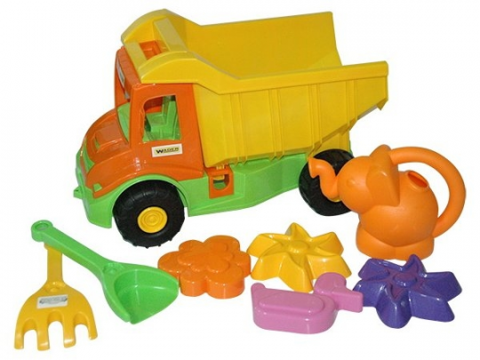 Грузовик &quot;Multi truck&quot; с набором для песка с лейкой 8 эл. Тигрес Фото