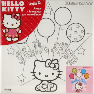Холст с контуром Hello Kitty (25*25см) НК14-217К