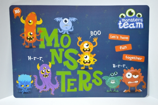 Подложка настольная №491238 'Monsters' Фото