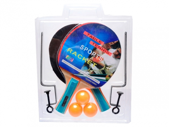 Теннис наст.BT-PPS-0029 ракетки (1см,цвет.ручка)+3мяча+сетка сумка ш.к./50/ Фото