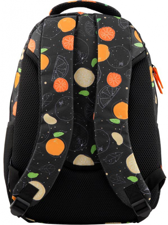 Рюкзак молодежный GoPack 0.44 кг 43x29x13 см 21 л Черно-оранжевый (GO19-131M-2) Фото