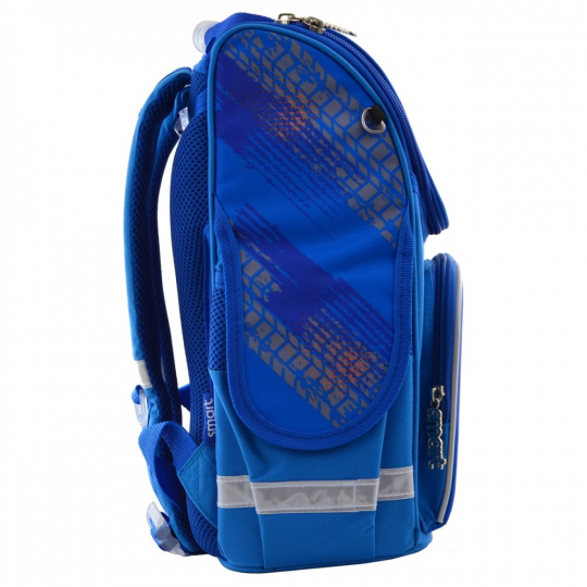Школьный каркасный рюкзак Smart 12 л для мальчиков PG-11 «Big Wheels» (555971) Фото