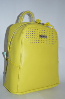 Сумка-рюкзак, лимонная, 22*11*24см №553053