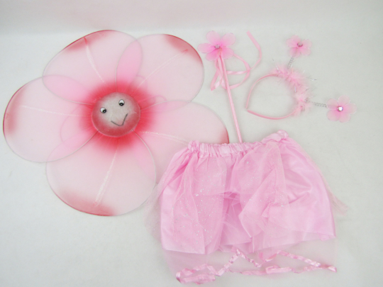 Набор цветочка: палочка, юбка, цветочек (диаметр 40см.), обруч (цвет микс) Фото