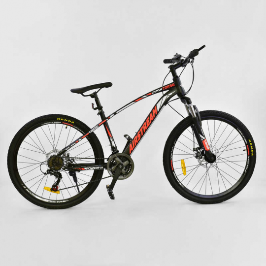 Велосипед Спортивный CORSO 26&quot;дюймов JYT 002 - 8345 BLACK-RED AIRSTREAM (1) Металл, 21 скорость Фото