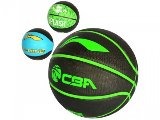 Мяч баскетбольный MS 2017 (24шт) размер7, резина, 600-620г, микс видов, в кульке Фото