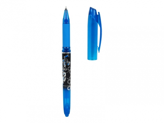 Ручка гелевая &quot;пиши-стирай&quot;, синяя Max Steel /28/1260// Фото